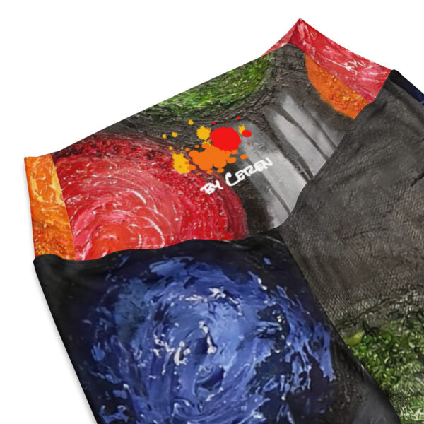 Abstract Print Flare Leggings