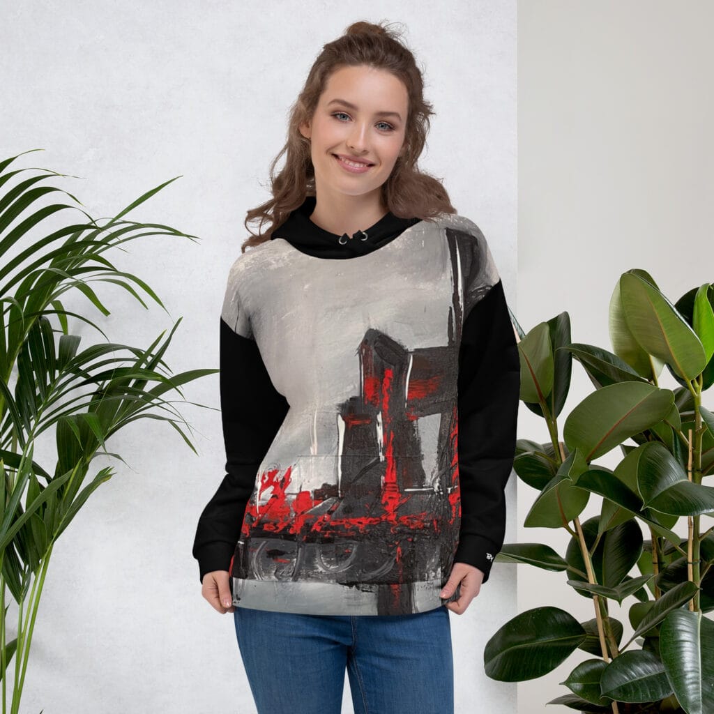 Unisex Hoodie | "Fragments of Fire"