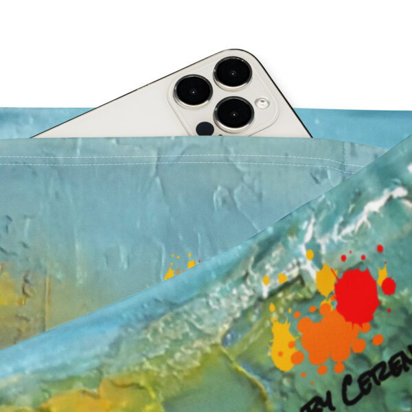 Abstract Landscape Flare Leggings