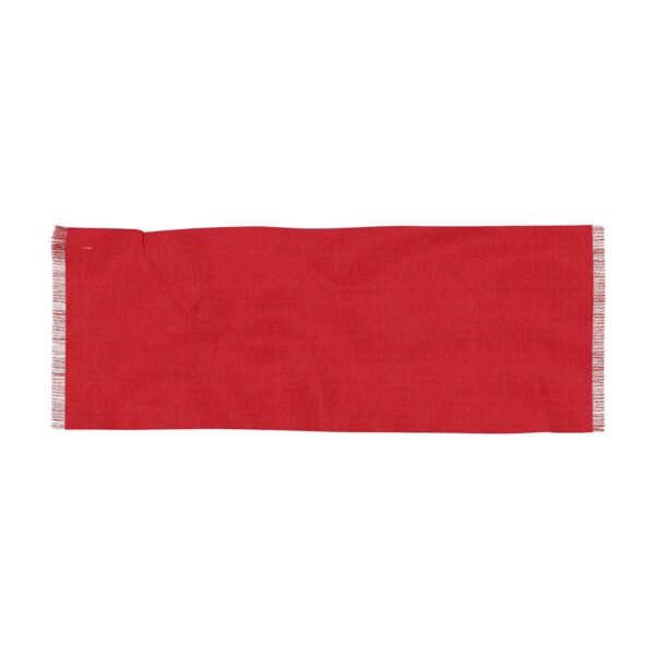 Light Scarf - Lightweight Red Fringed Fashion Scarf