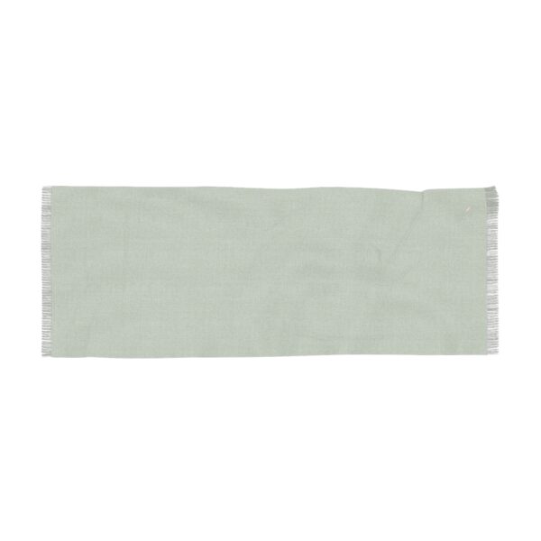 Lightweight Sage Scarf – Soft Pastel Wrap with Fringe