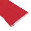 Light Scarf - Lightweight Red Fringed Fashion Scarf