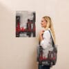 Tote Bag- "Fragments of Fire"