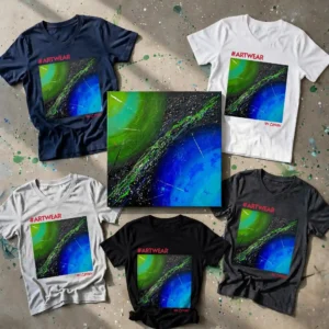 Short Sleeve V-Neck T-Shirt-Two Sides of the Silence Short Sleeve-V-Neck-T-Shirt-Two-Sides-of-the-Silence