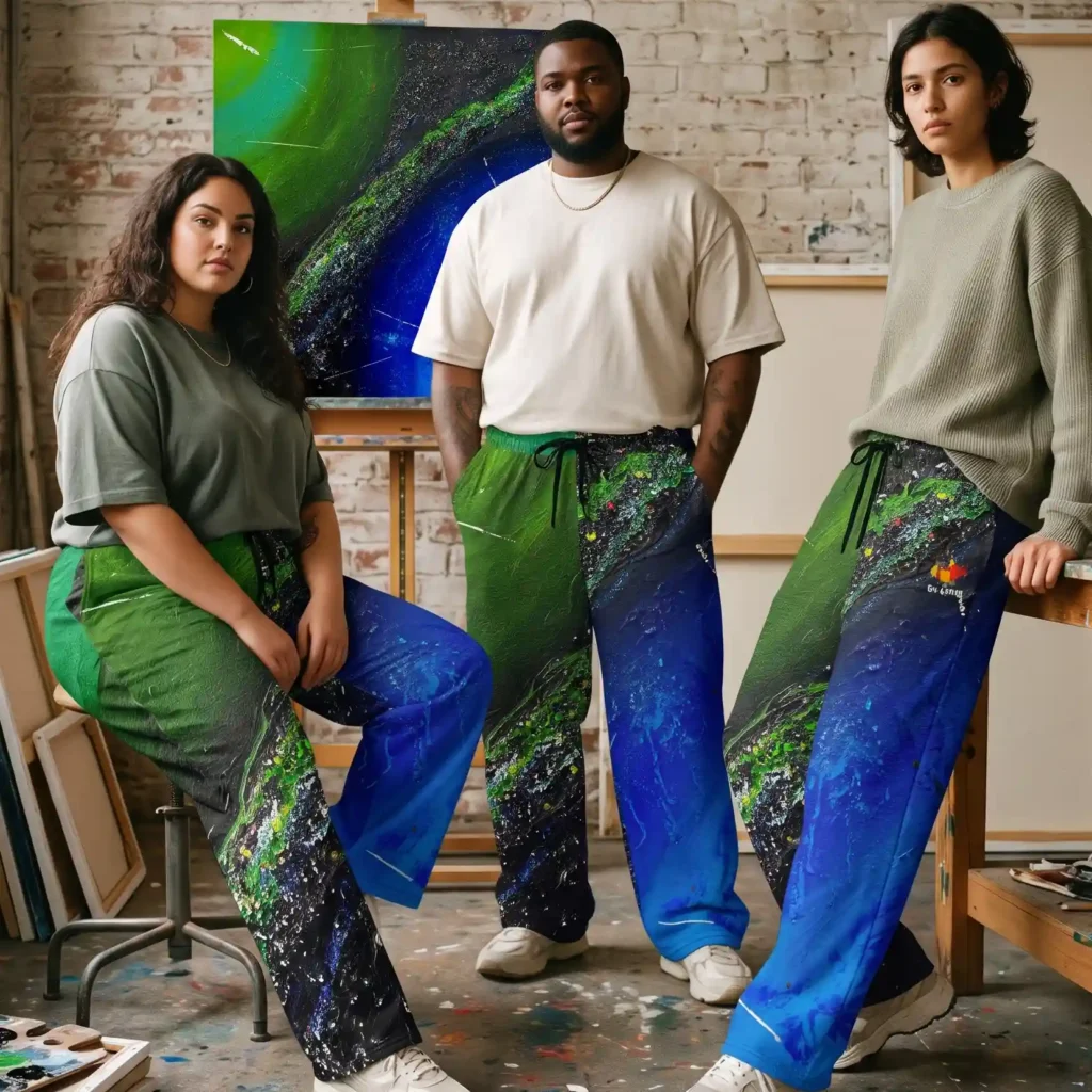 Wide-Leg Joggers | "Two Sides of the Silence"