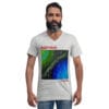 Unisex Short Sleeve V-Neck T-Shirt | "Two Sides of the Silence"