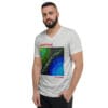 Unisex Short Sleeve V-Neck T-Shirt | "Two Sides of the Silence"