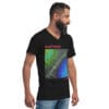 Unisex Short Sleeve V-Neck T-Shirt | "Two Sides of the Silence"
