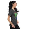 Unisex Short Sleeve V-Neck T-Shirt | "Two Sides of the Silence"