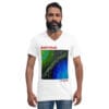 Unisex Short Sleeve V-Neck T-Shirt | "Two Sides of the Silence"