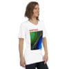 Unisex Short Sleeve V-Neck T-Shirt | "Two Sides of the Silence"