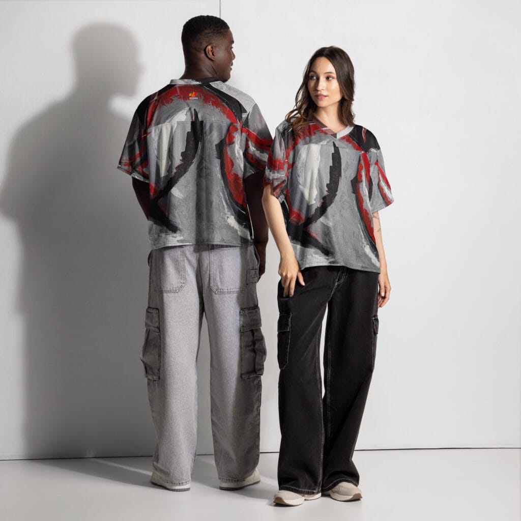 Boxy Football Jersey | “Heartease”