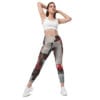 Leggings With Pockets | "Fragments of Fire"