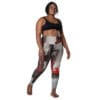 Leggings With Pockets | "Fragments of Fire"