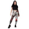 Leggings With Pockets | "Fragments of Fire"