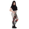 Leggings With Pockets | "Fragments of Fire"
