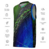 Recycled Unisex Basketball Jersey | "Two Sides of the Silence"