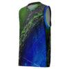 Recycled Unisex Basketball Jersey | "Two Sides of the Silence"