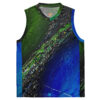 Recycled Unisex Basketball Jersey | "Two Sides of the Silence"