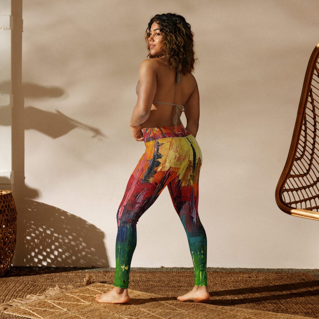 Yoga Leggings | "Picnic"